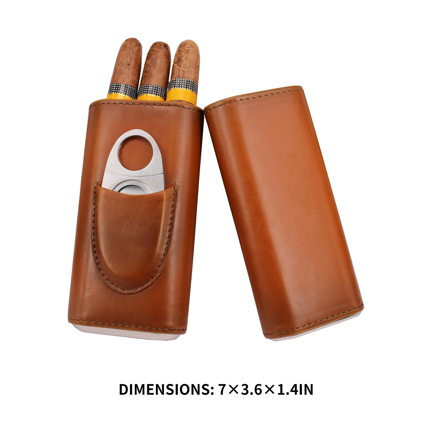 3 Pack Leather Cigar Holster 2