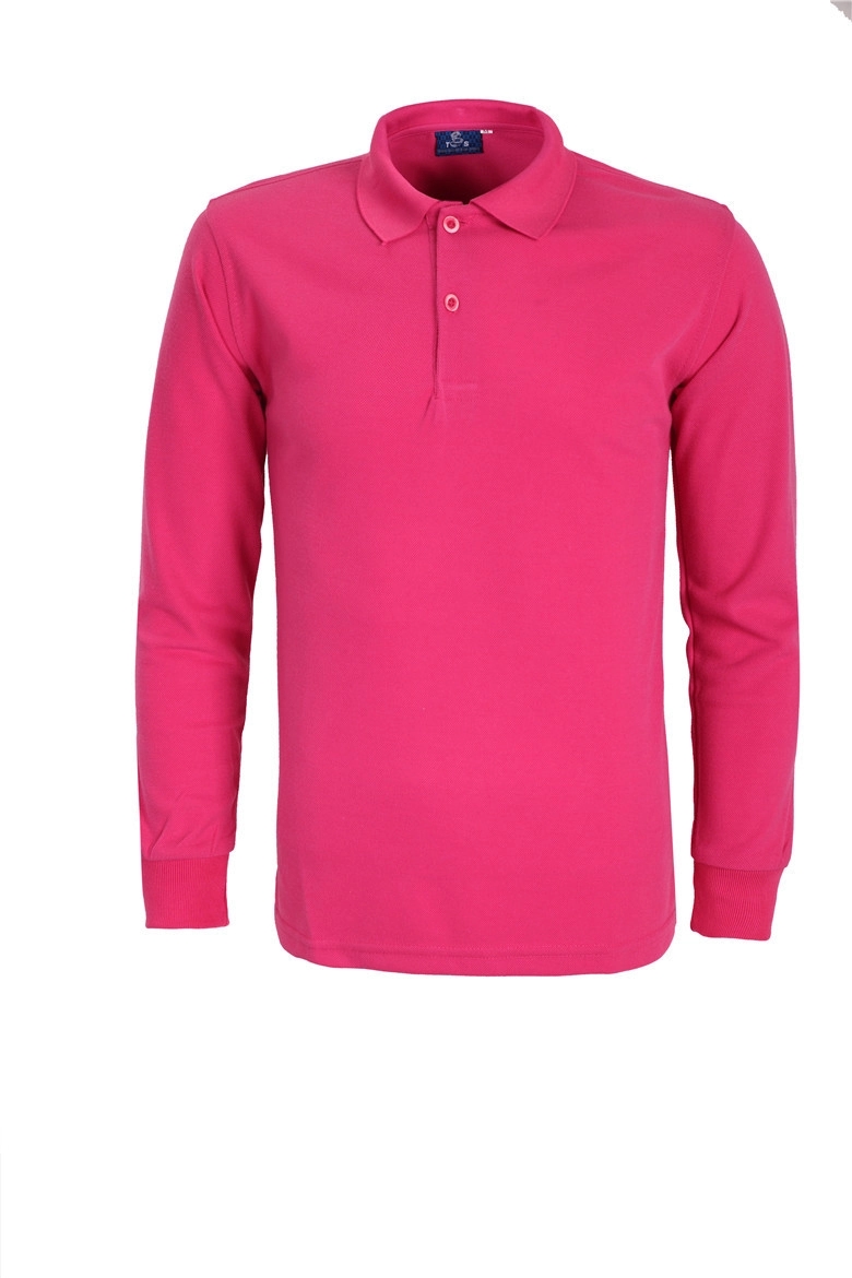 Cotton Long Sleeve Polo 13