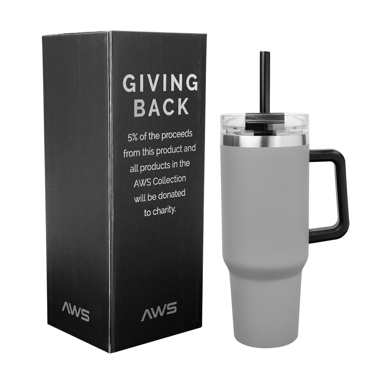 40 Oz. AWS Intrepid Stainless Steel Tumbler 13