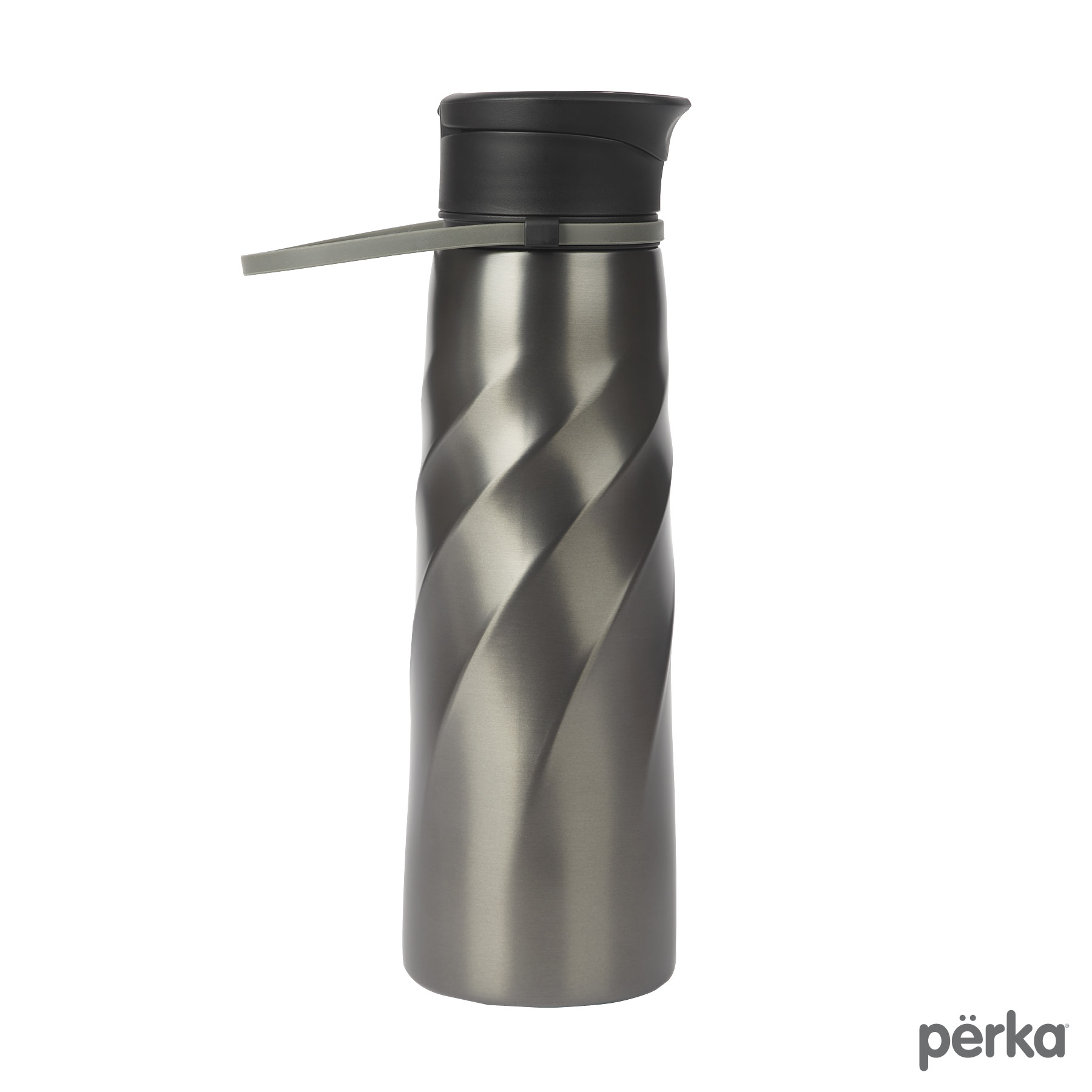 Perka® Tristan 34 oz./1L Single Wall Stainless Steel Sport Bottle 34