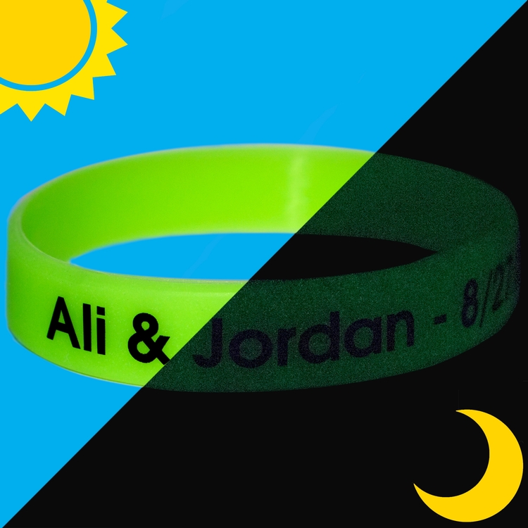 Printed Glow In The Dark Wristband 4