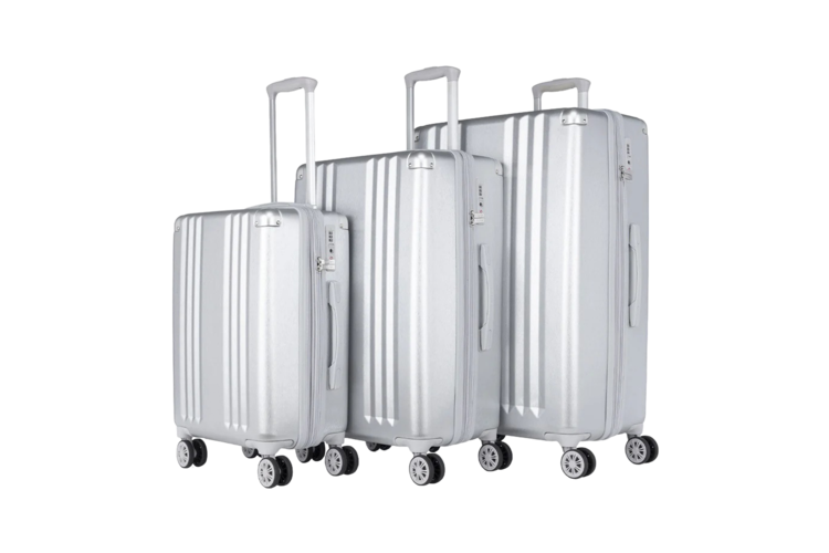 CALPAK Ambeur 3-Piece Luggage Set Silver 2