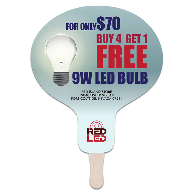 Light Bulb Hand Fans 4