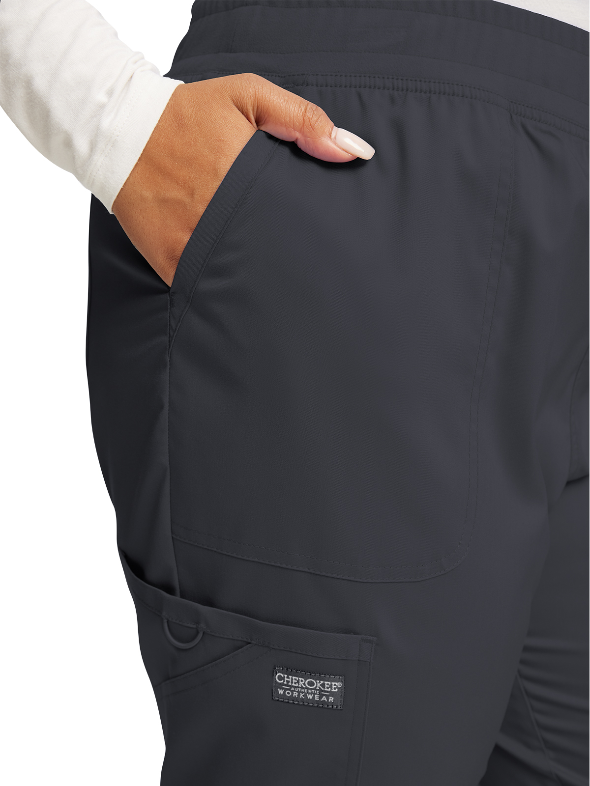 Cherokee - Workwear Revolution - Women's 5-Pocket Mid Rise Jogger Pant 10