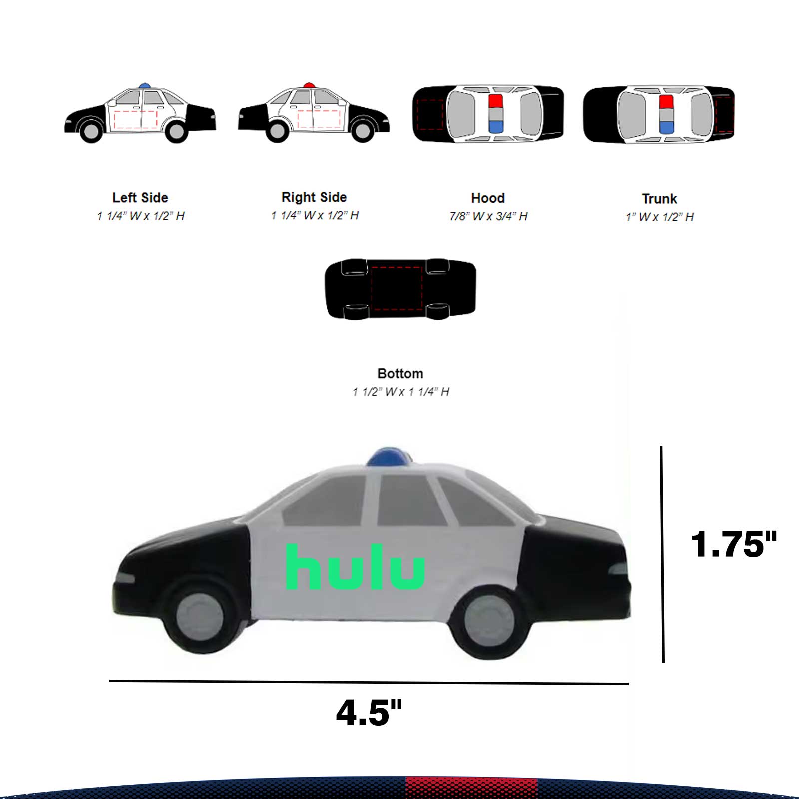 Vreen Police Car Stress Balls 2