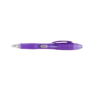 Translucent Barrel Pen With Highlighter 19