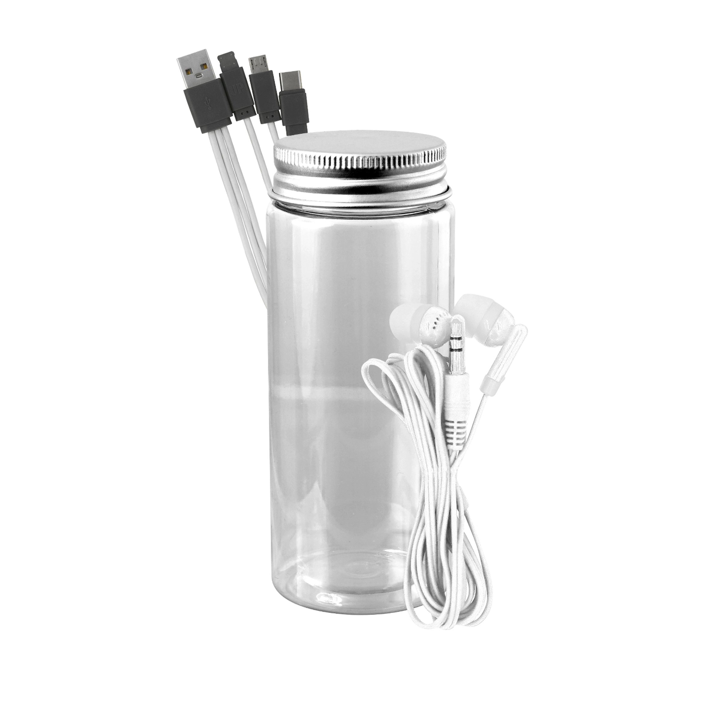 BOTTLED CABLE EAR BUD SET 10
