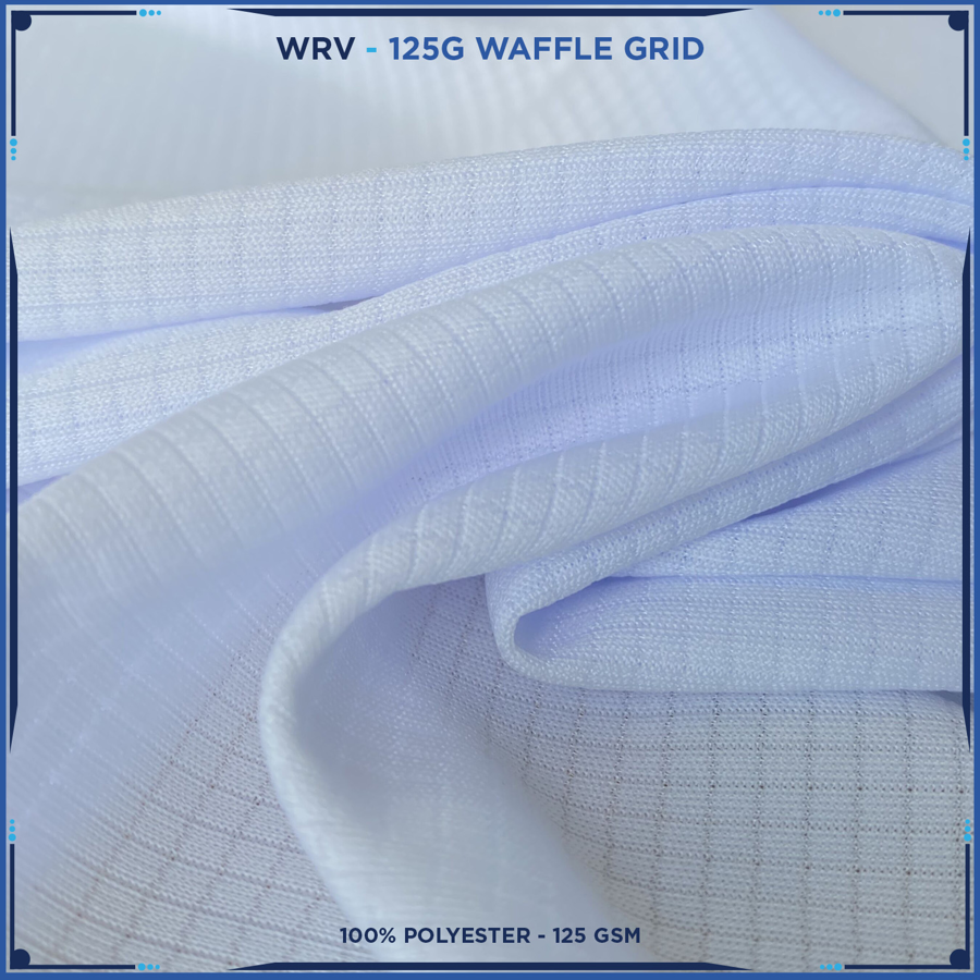 Women's Sublimation 125G Waffle Grid Short Sleeve T-Shirt 4