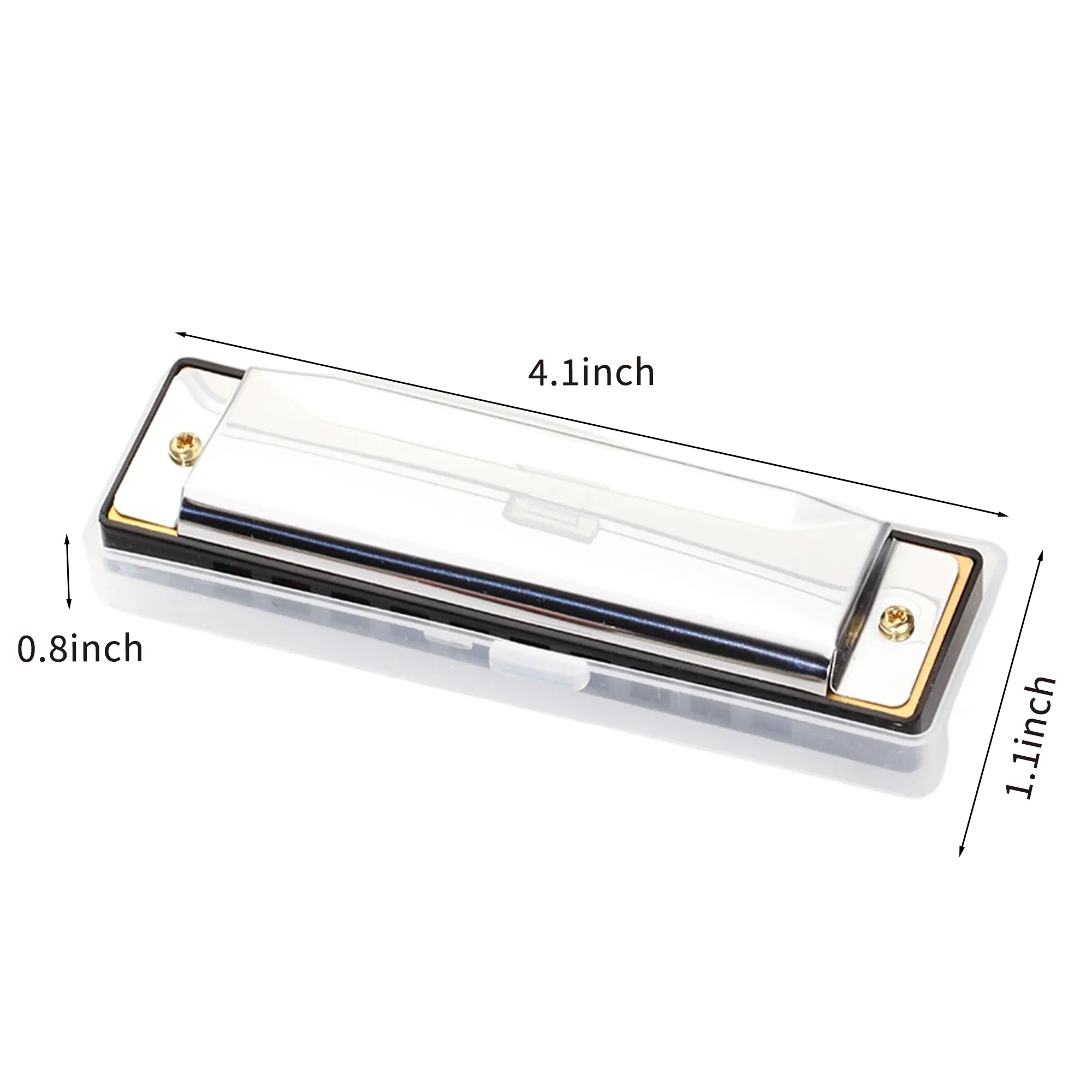 Ten Hole Harmonica with Storage Case 3
