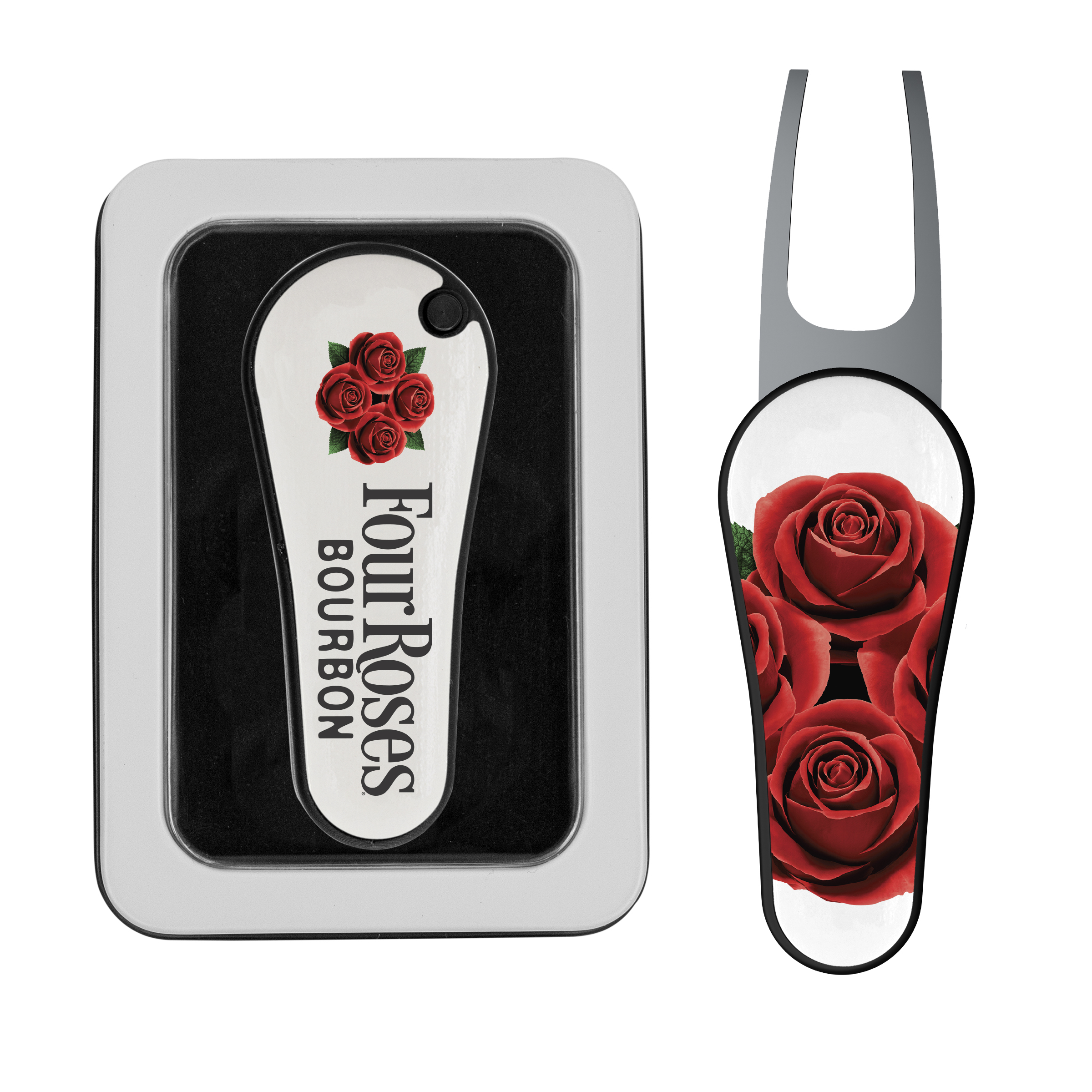 Pitchfix Flash Golf Divot Tool in Window Tin