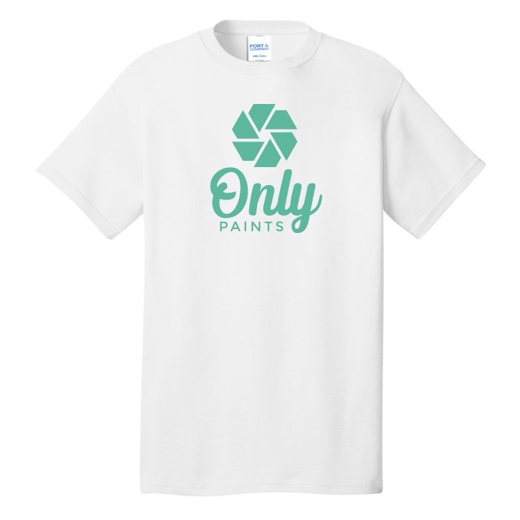 100% White Cotton T-Shirt 3
