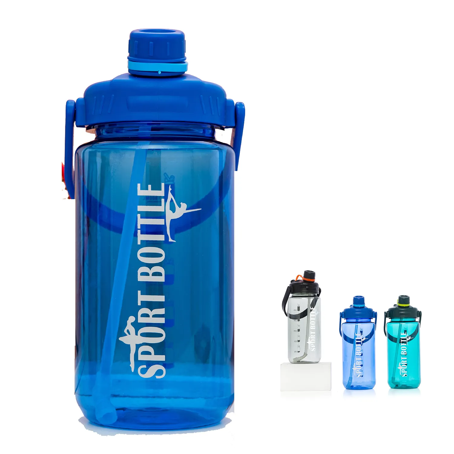 Sport Bottle With Staw 1