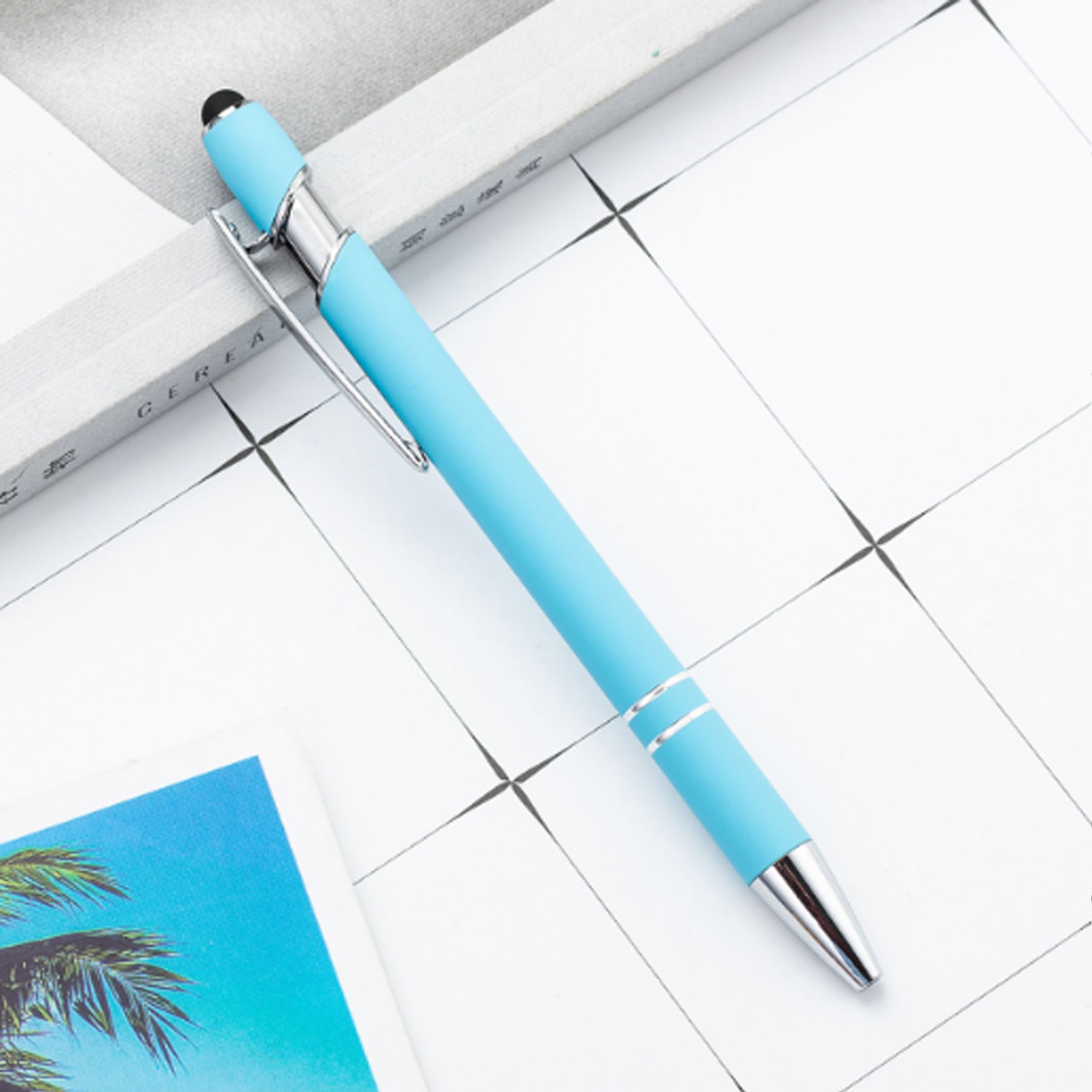 Metal Ballpoint Pen with Stylus Tip 16