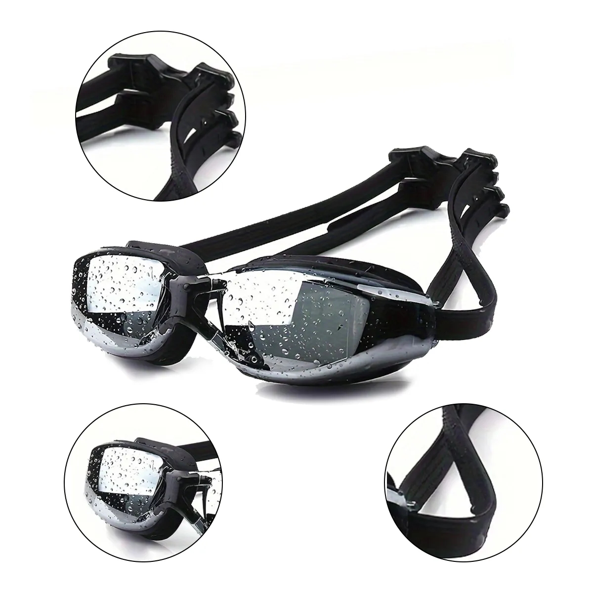 Anti-Fog UV Protection Swimming Goggles with Case 5