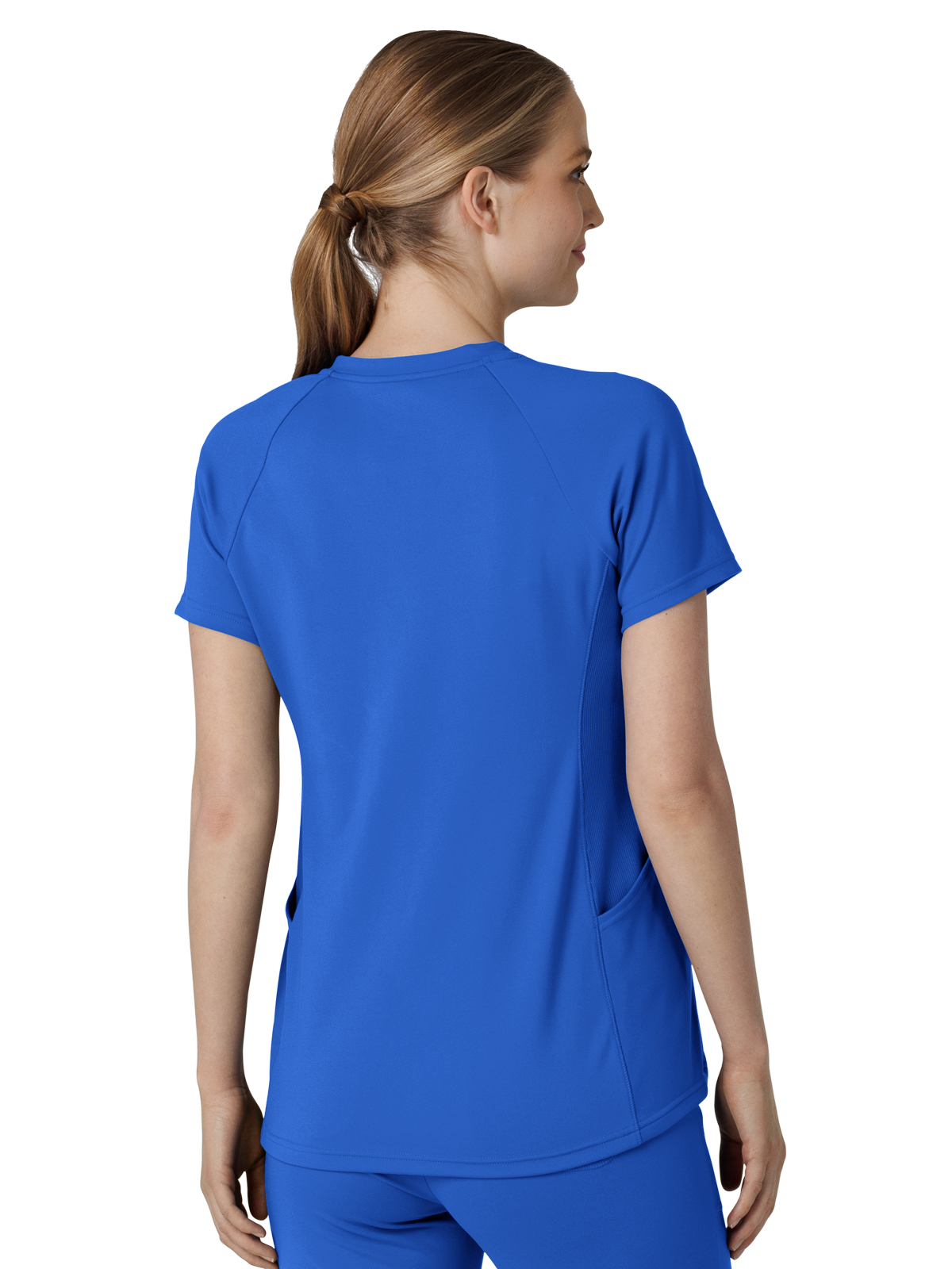 Wink - Renew Knit - Women's Four-Pocket Flex-n-Reach V-Neck Raglan Top 17