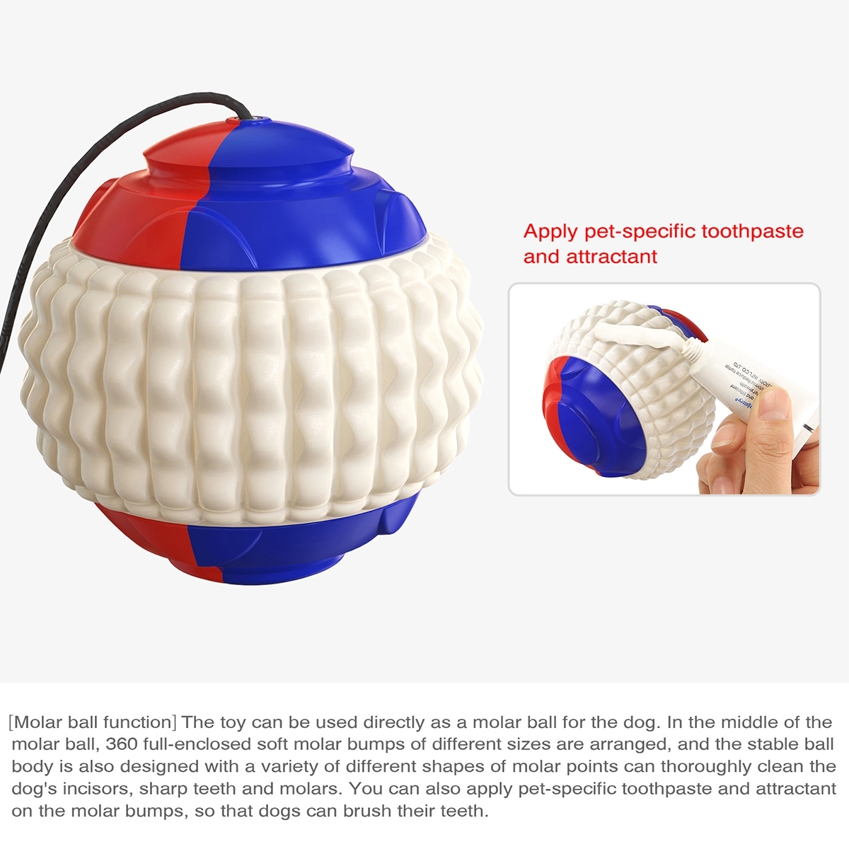 Dog Chew Ball For Aggressive Chewers 2