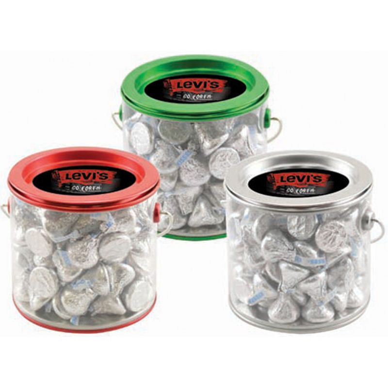 Tin Pail with Hershey Kisses 4