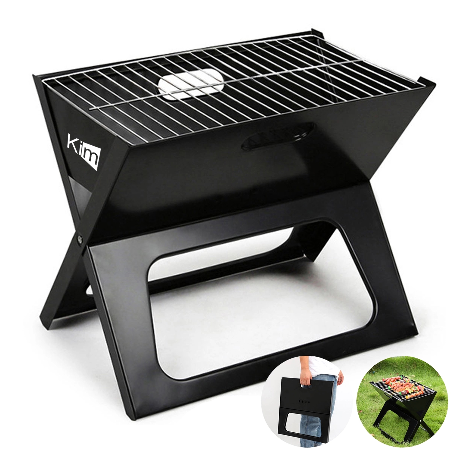 X-Shaped Folding Barbecue Grill 1