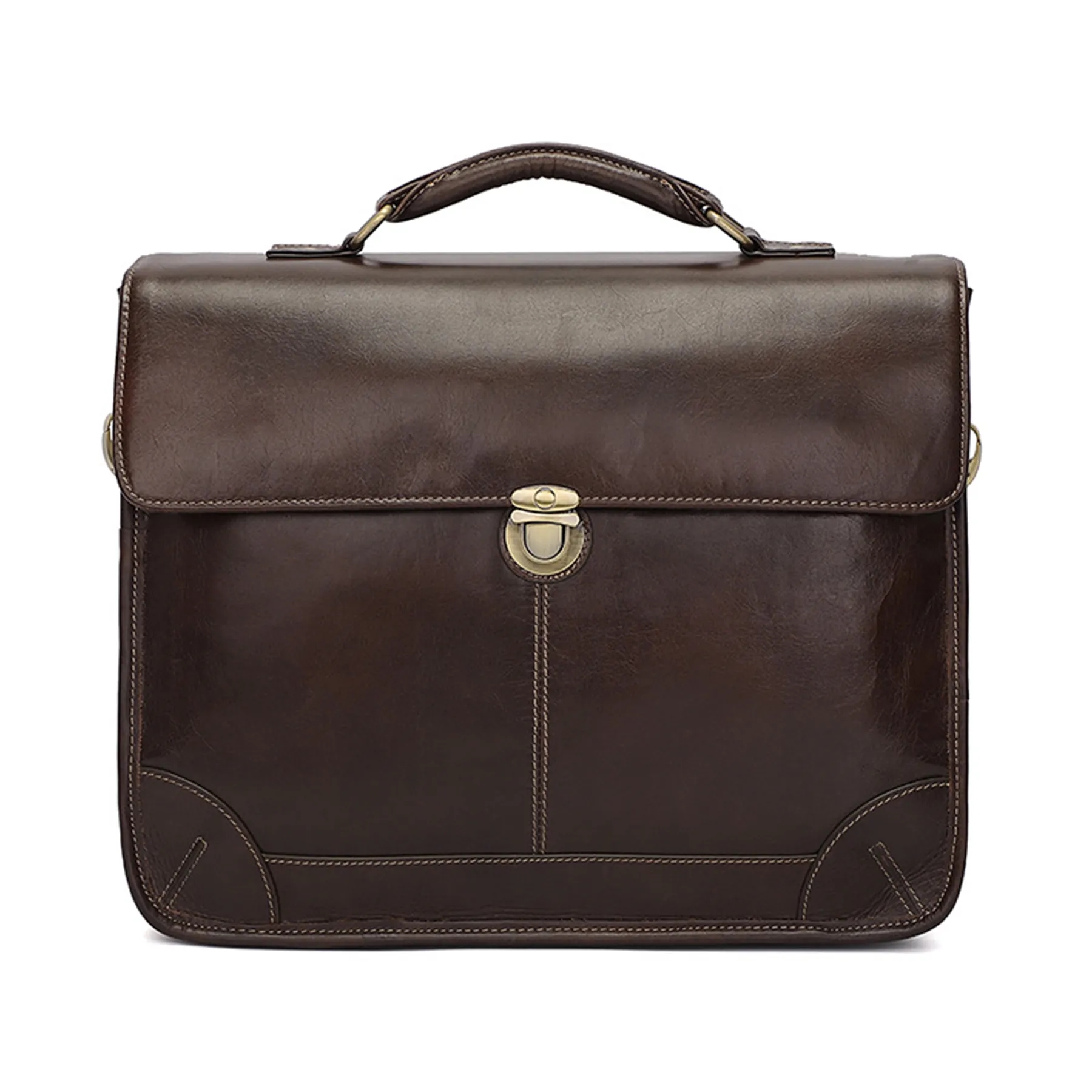Genuine Leather Briefcase for Men 3
