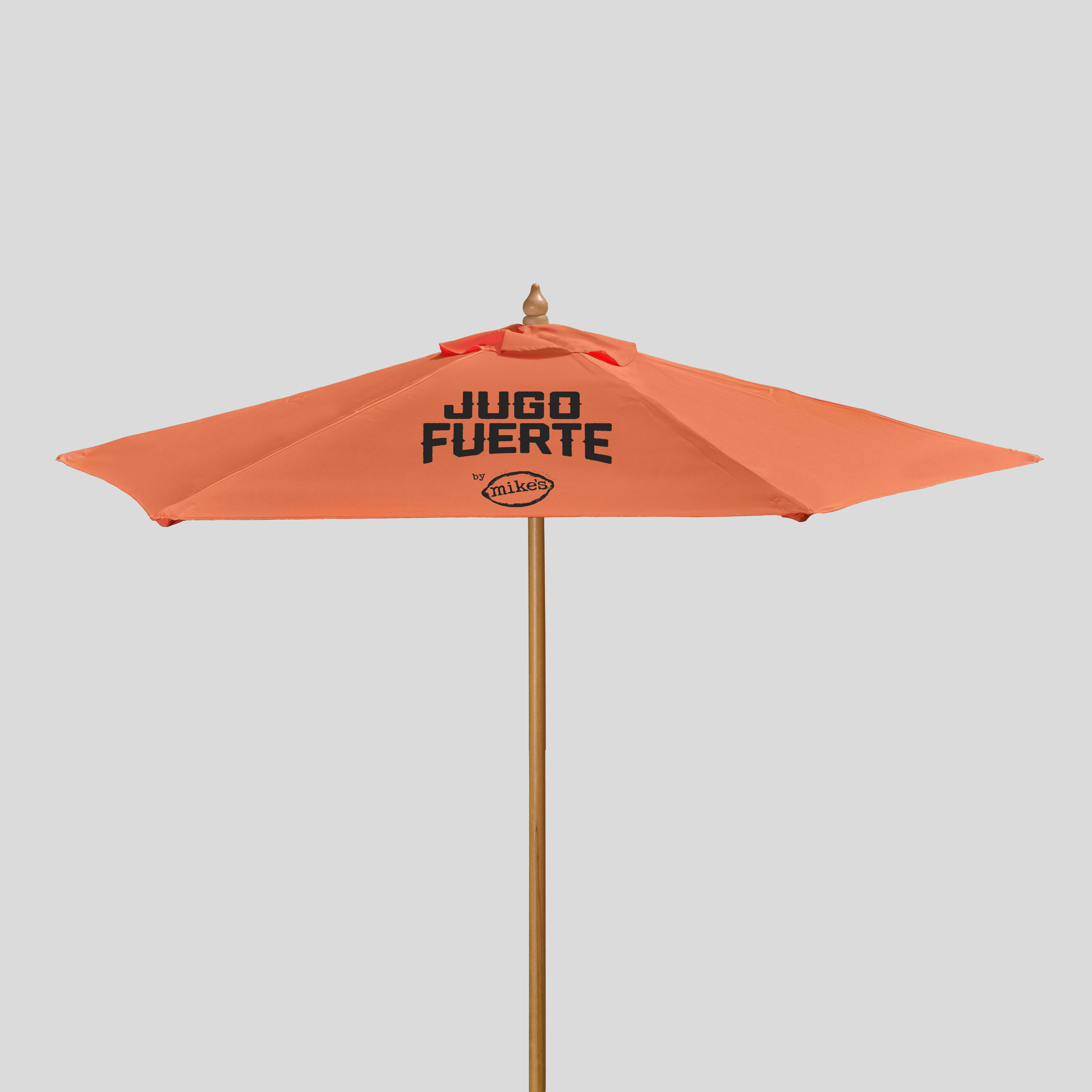 7' Wood Market Umbrella