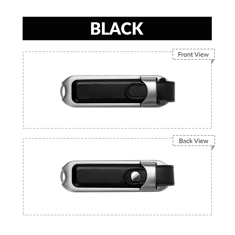 Rectangular Leather USB Flash Drive 6