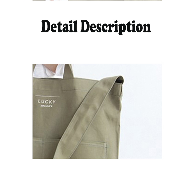 2 in 1 Cotton Canvas Tote Bag 2