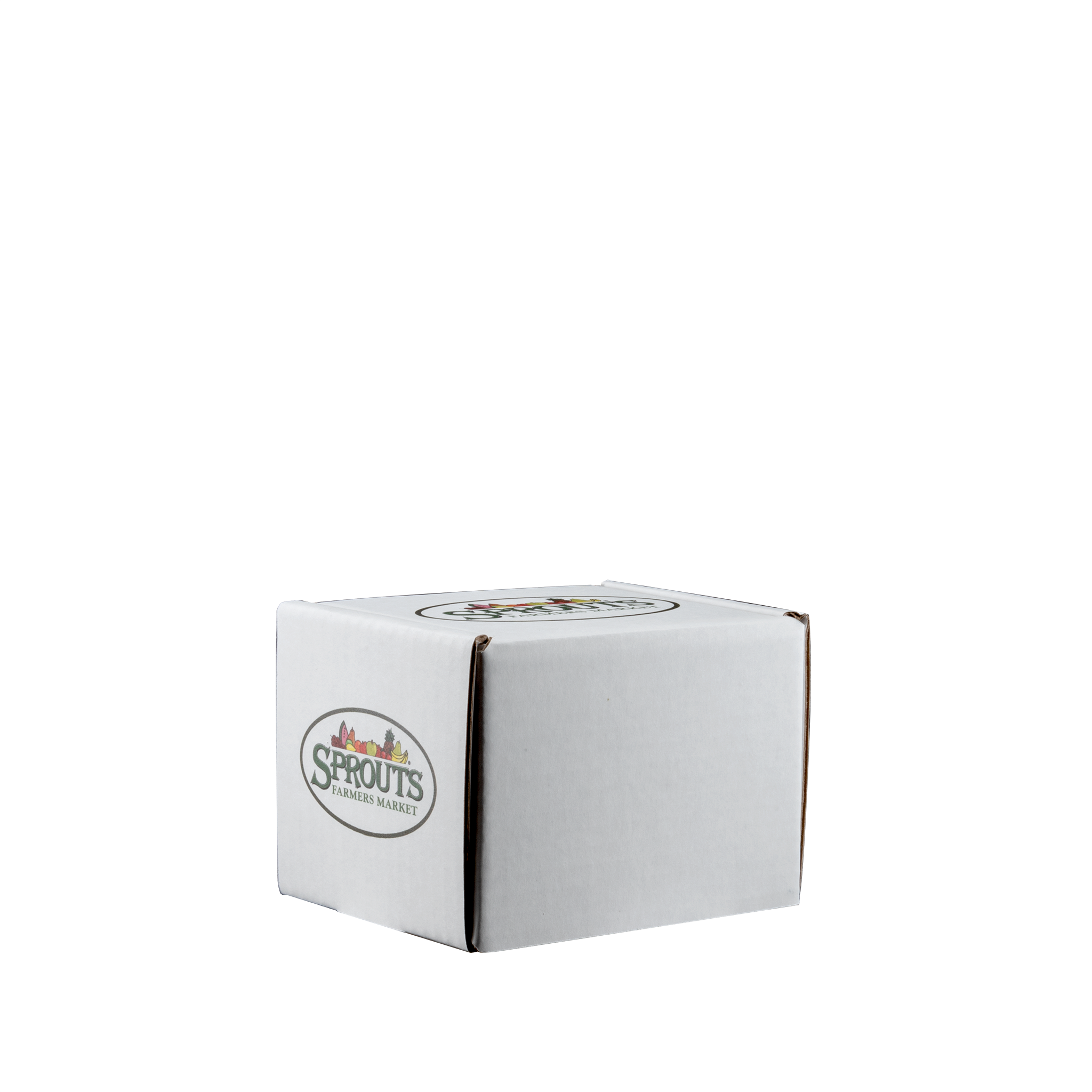 Mailing Box, B-Flute5" x 4" x 4" - White - B - 080 sq in 3