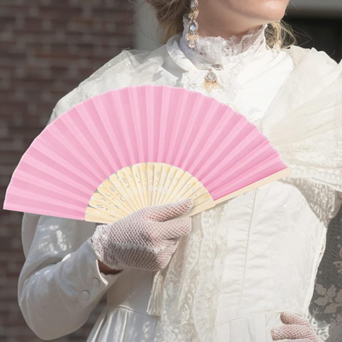 Bamboo Frame Paper Hand Fan 6
