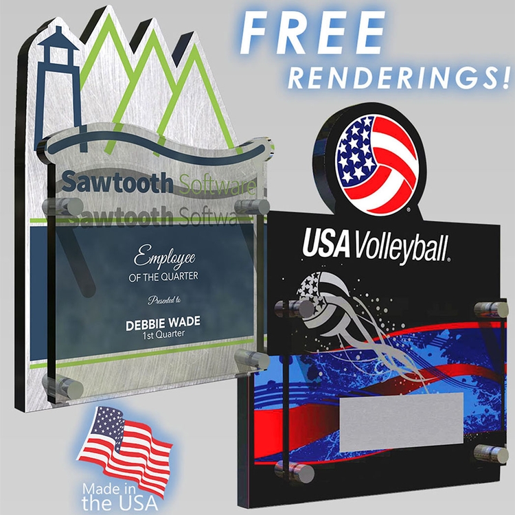 Logocut Series 900 Custom Acrylic Plaque 1
