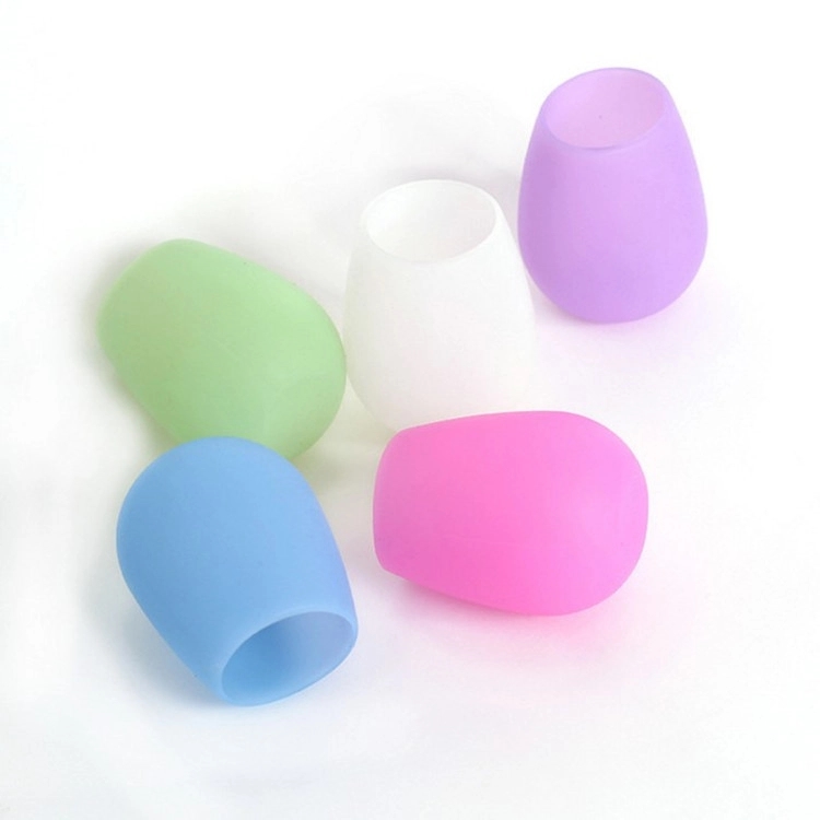 Unbreakable Rubber/Silicon Wine Glasses for Outdoor Camping 6