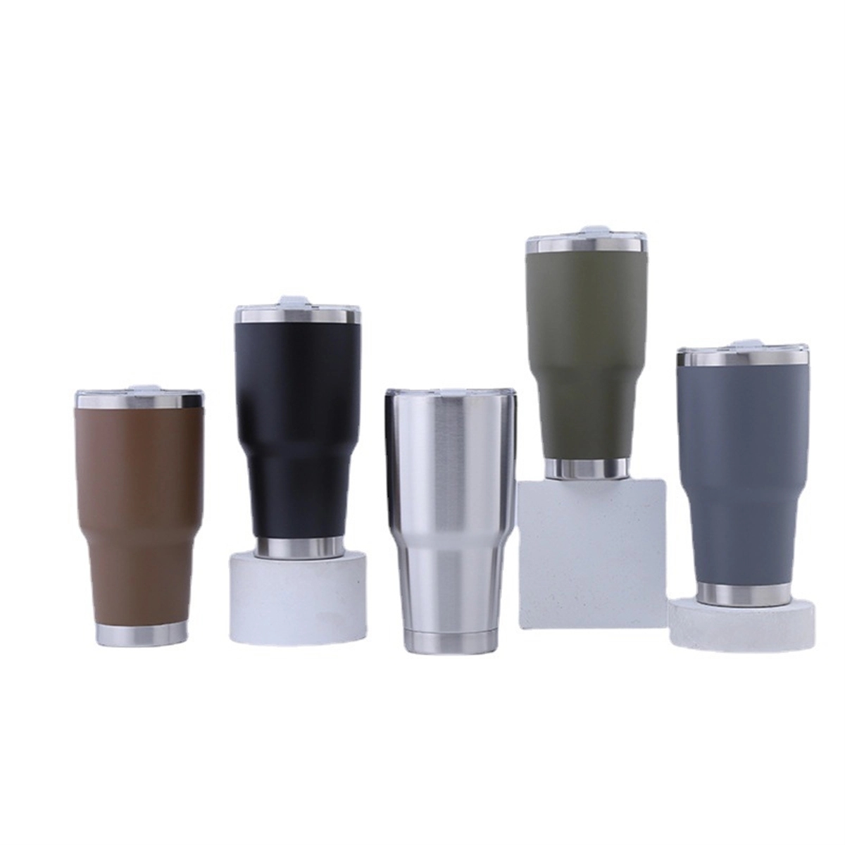 30Oz Tumbler With Lids Insulated Coffee Cup 1