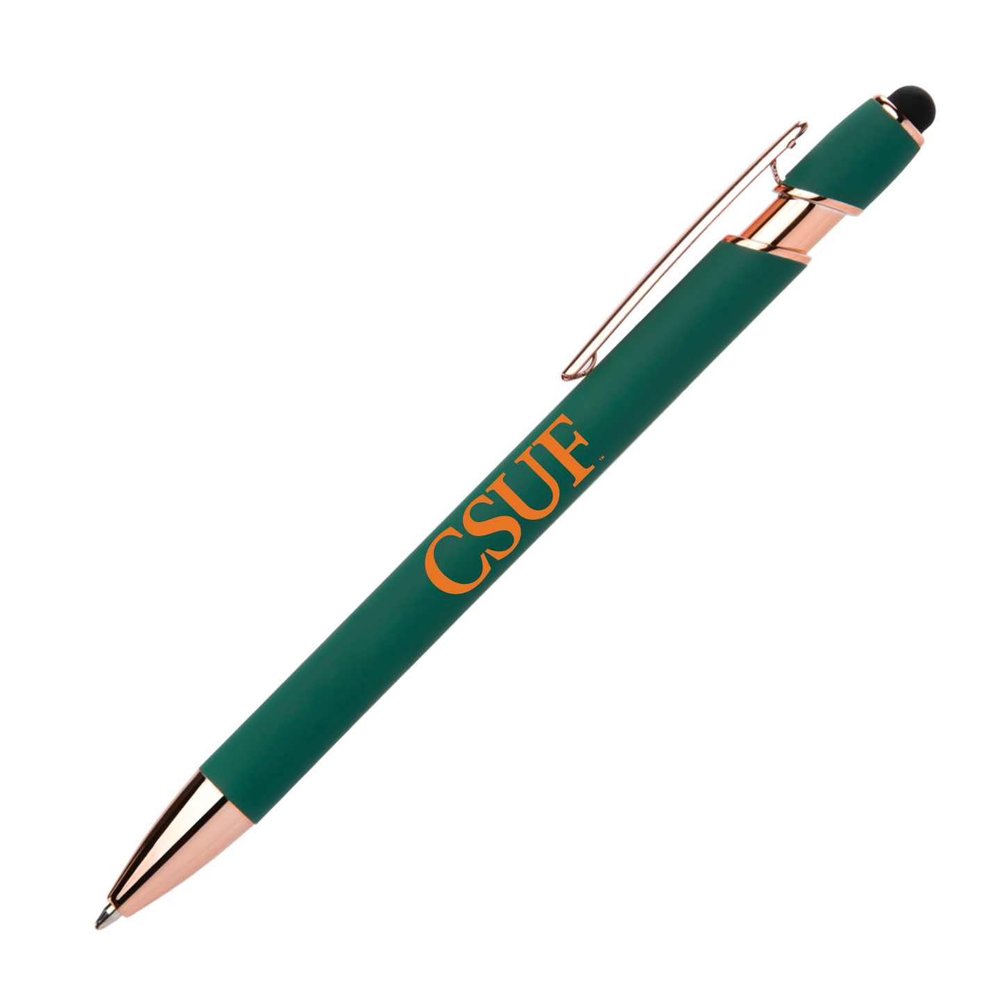Stylus-4562 Ballpoint Soft Touch Pens with Rose Gold Trims 3