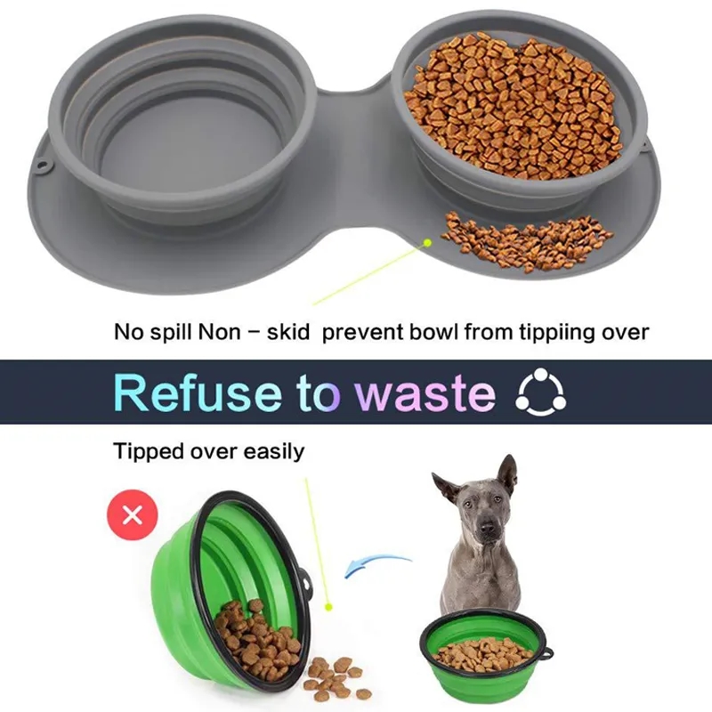 Foldable Collapsible Pet Bowl 2