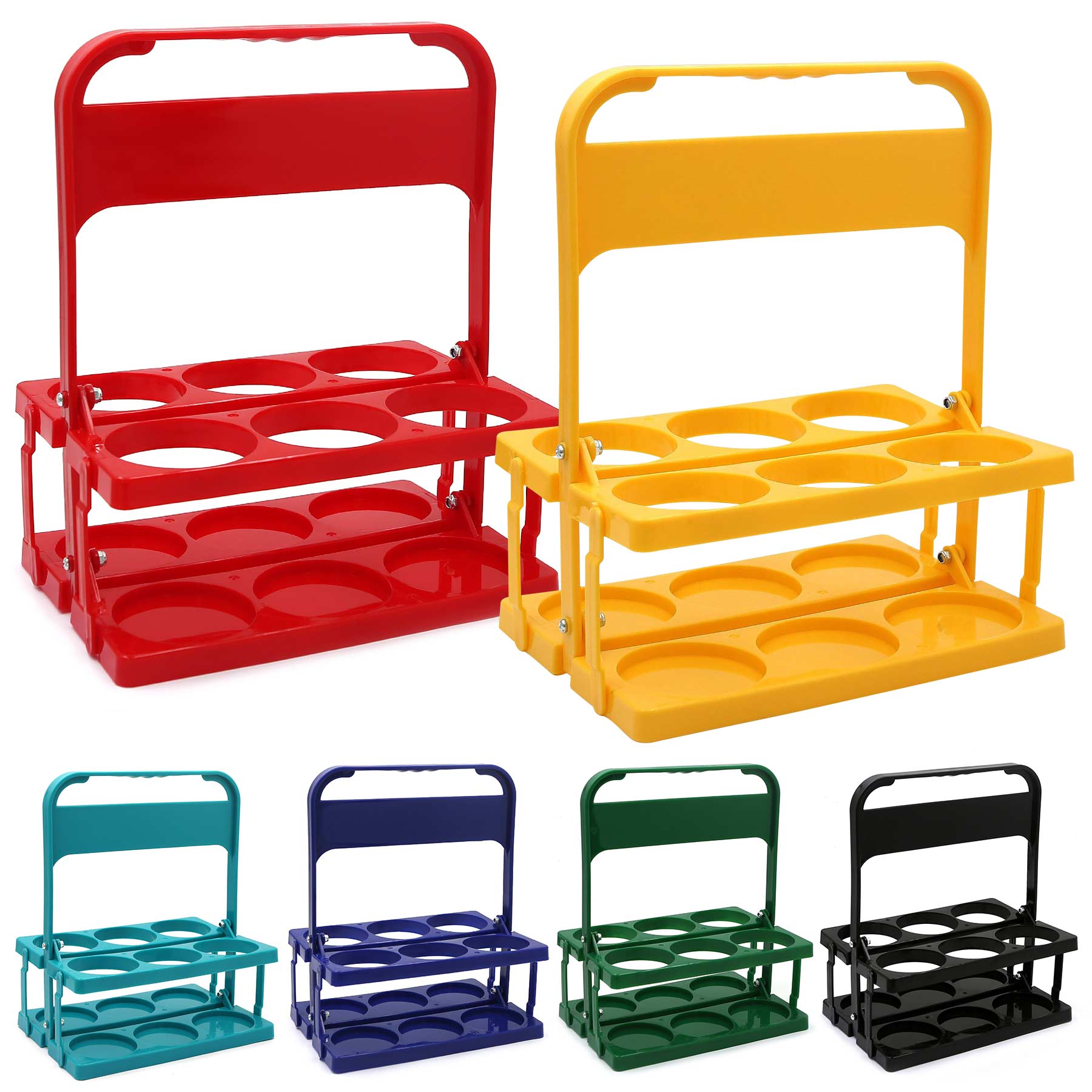 6 Cup Reusable Beverage Delivery Holder 1
