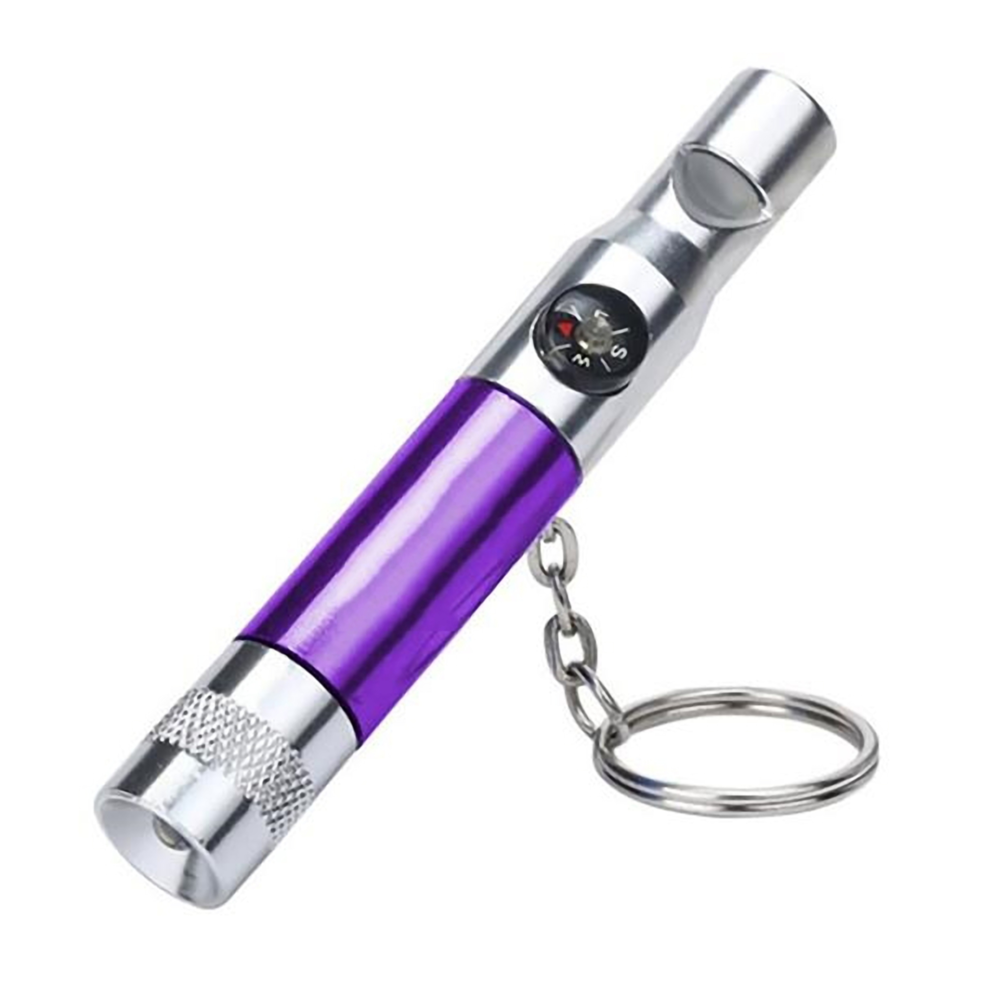 LED Light, Compass & Whistle Keychain Toolkit 3