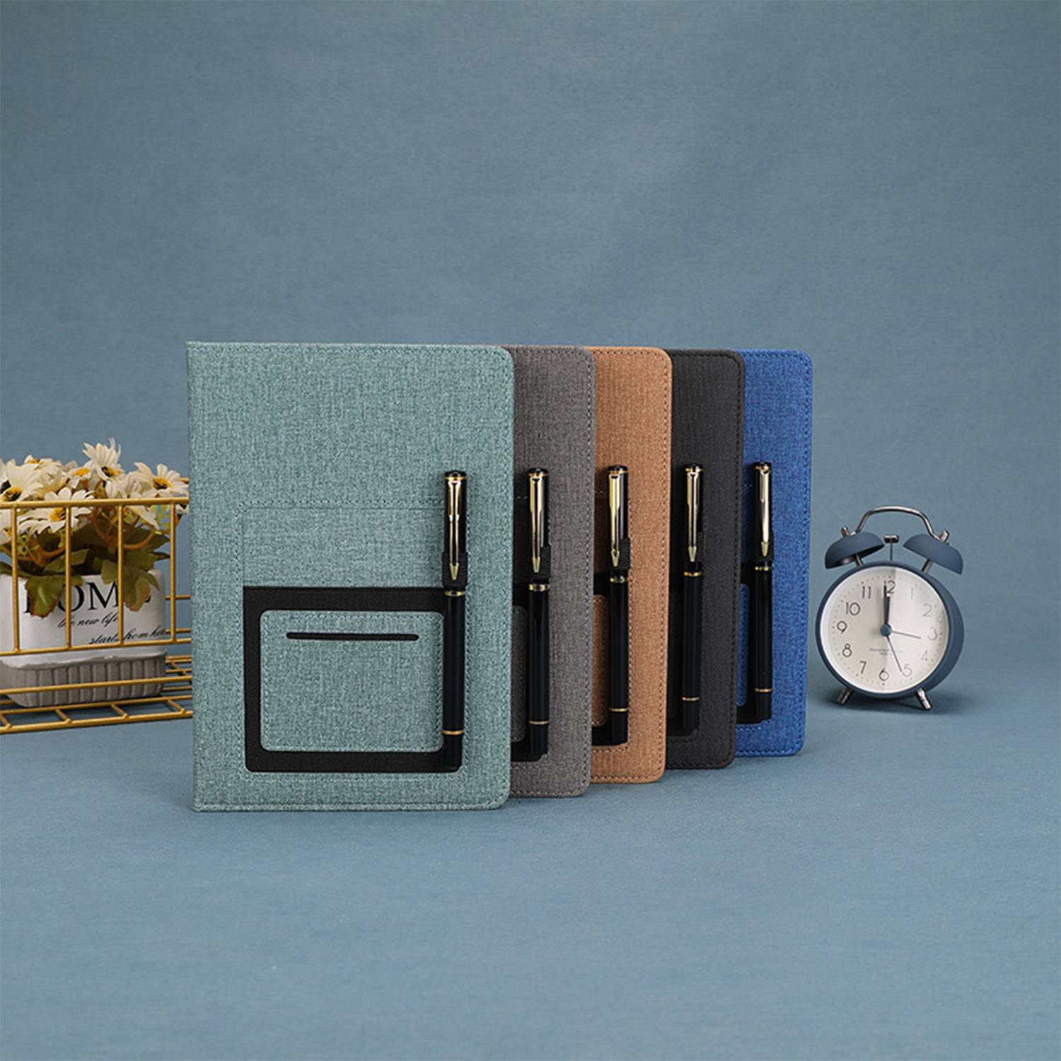 A5 PU Leather Notebook w/ Pocket 7