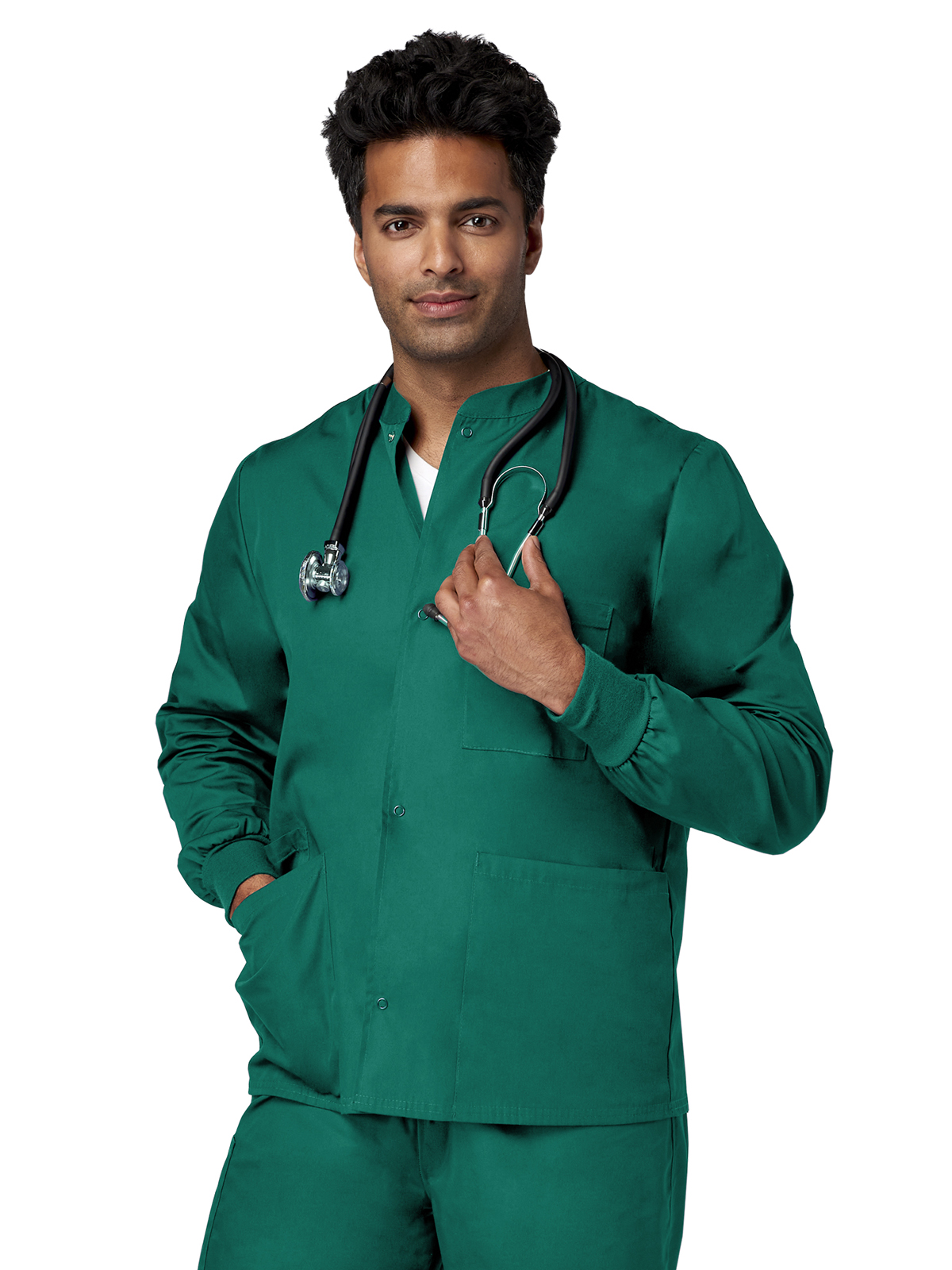 Fundamentals - Unisex 4-Pocket Snap Front Jacket 40