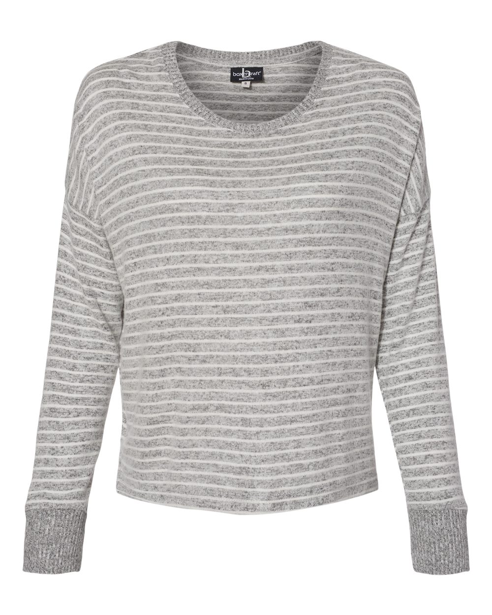 Women's Cuddle Fleece Boxy Crewneck Pullover - L06 24