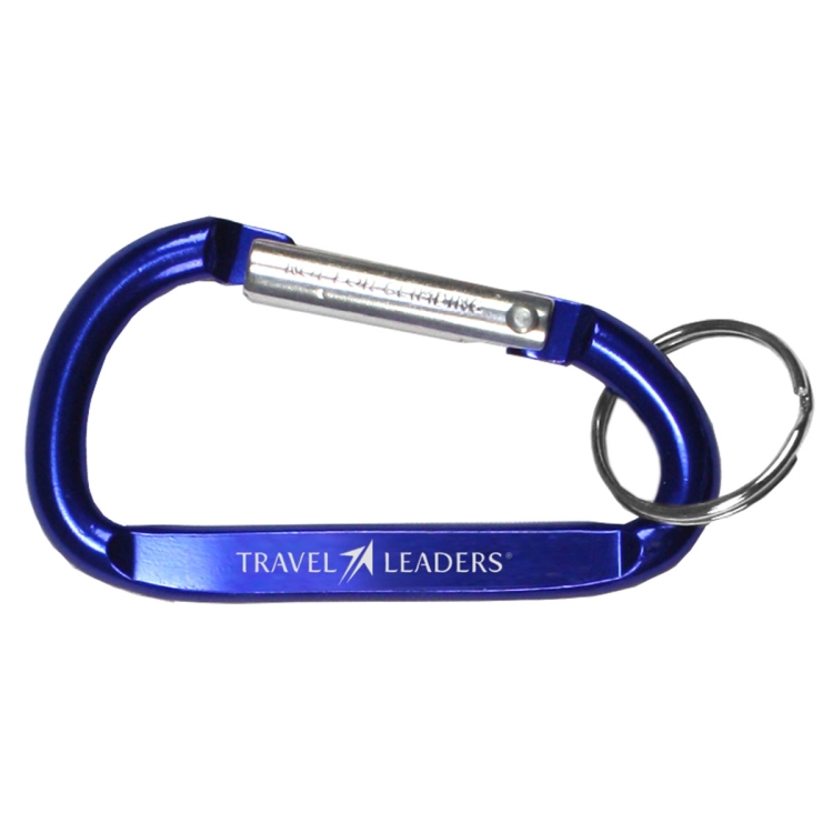 "Cara M" Medium Size Carabiner Keyholder with Split Ring Attachment 9