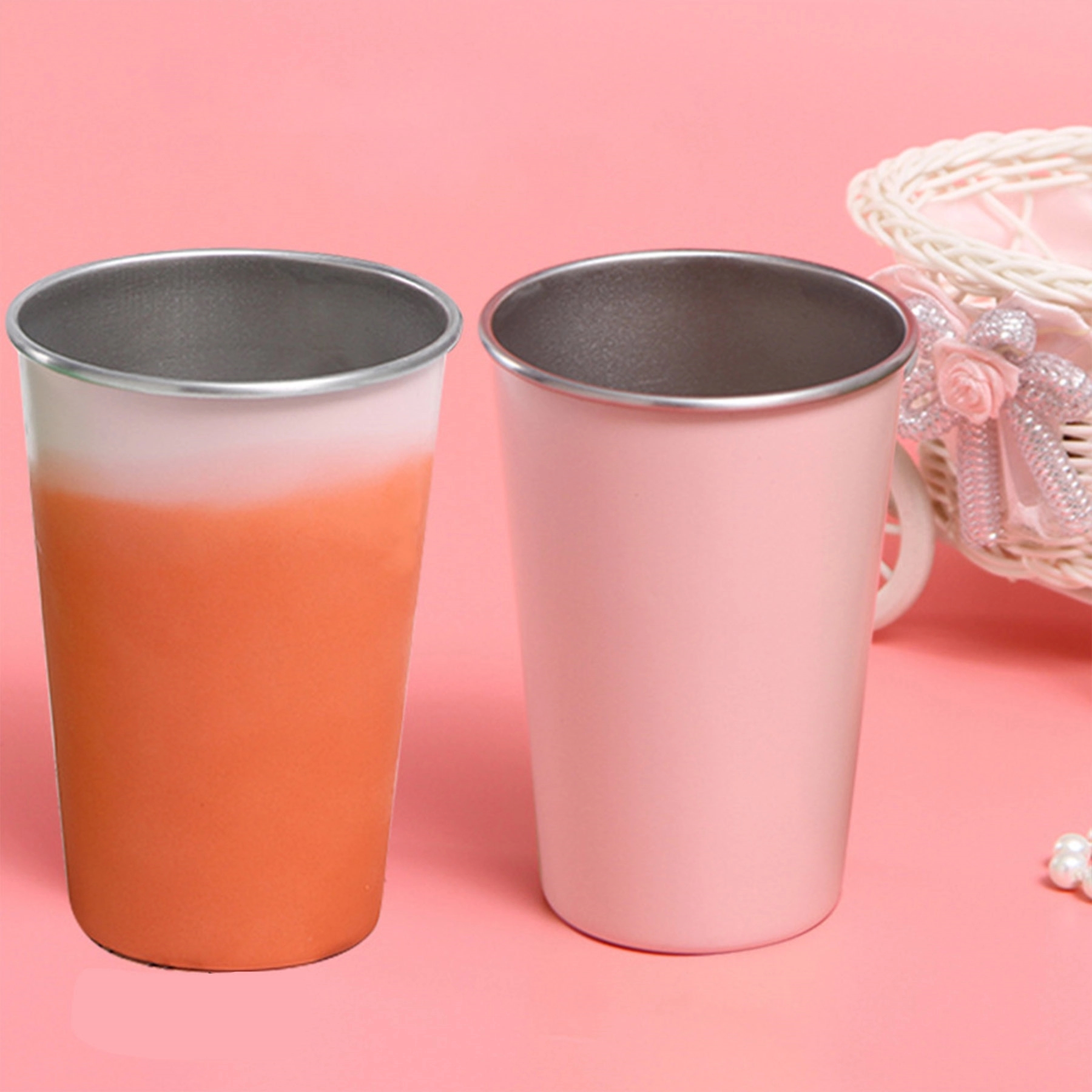 Stainless Steel Color Changing Cups 5