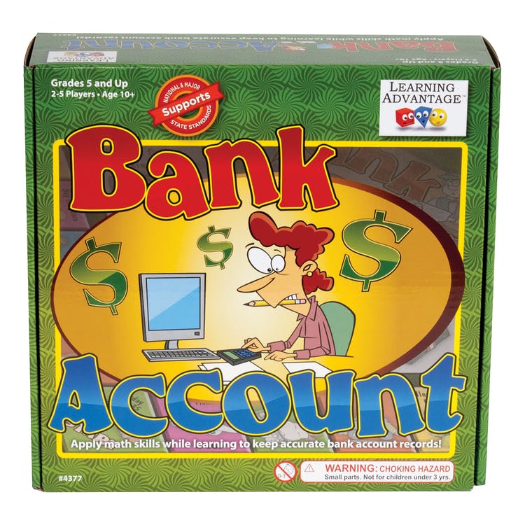 Bank Account Game - Ages 10+ 2