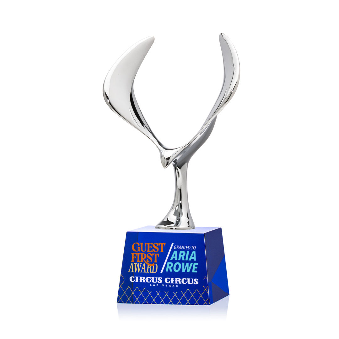 Maverick Eagle VividPrint™ Award on Robson Base - Blue 5