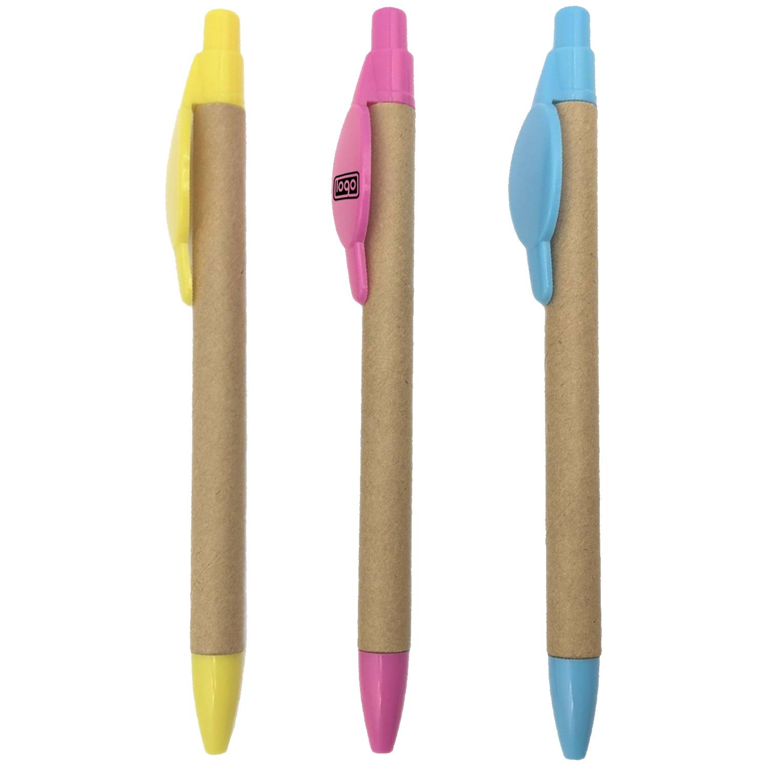 Retractable Paper Tube Ballpoint Pen 2