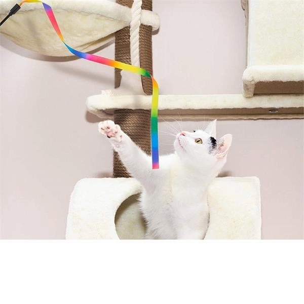 Cat Rainbow Wand String Teaser Toys 2