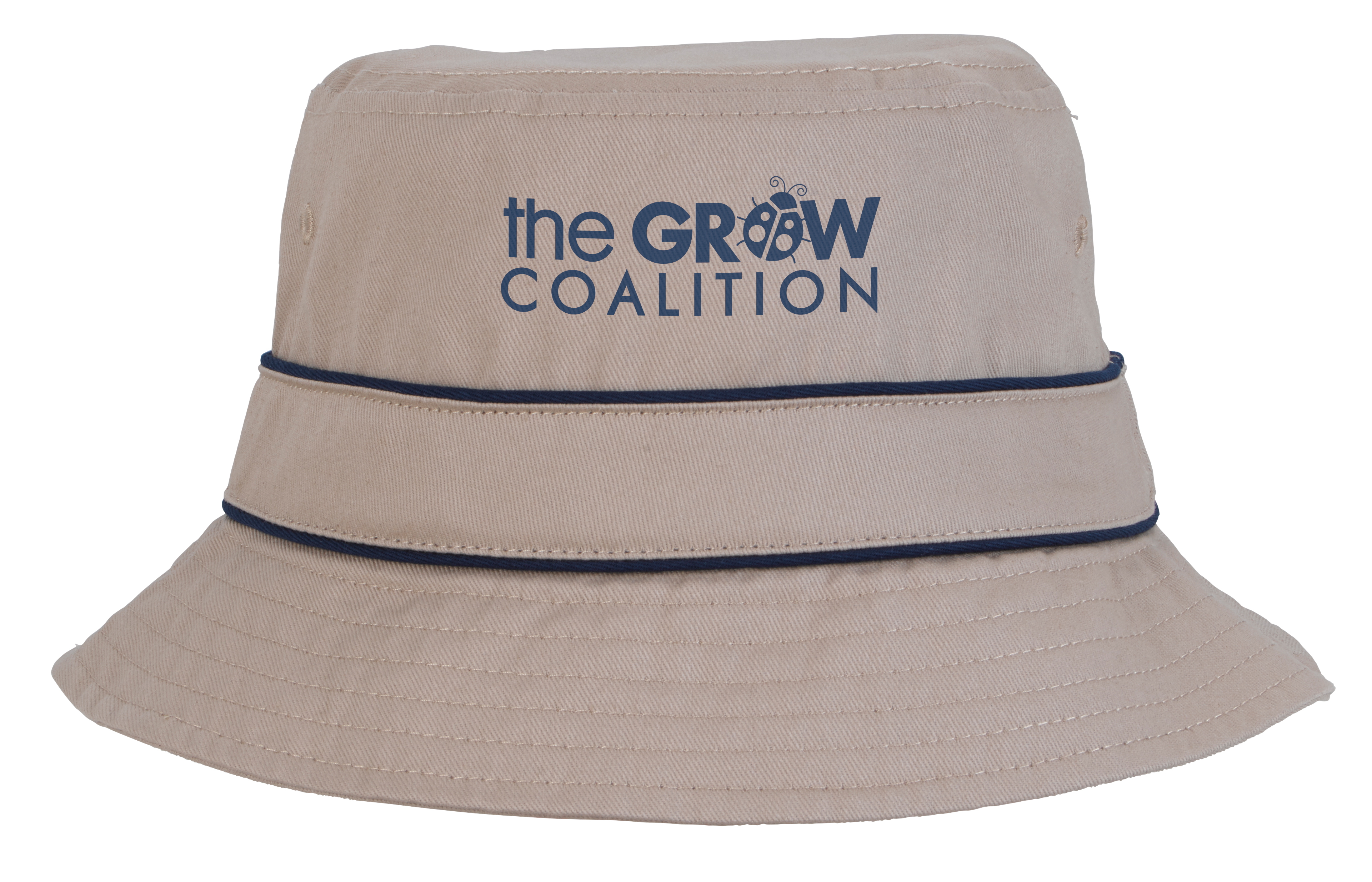 Cotton Bucket Hat with Trim 3