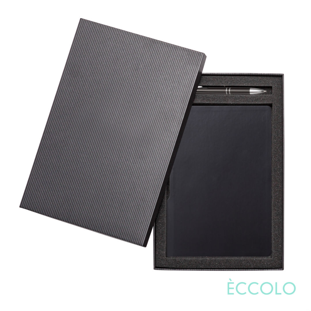 Eccolo® Groove Journal/Clicker Pen Gift Set - (M) 8