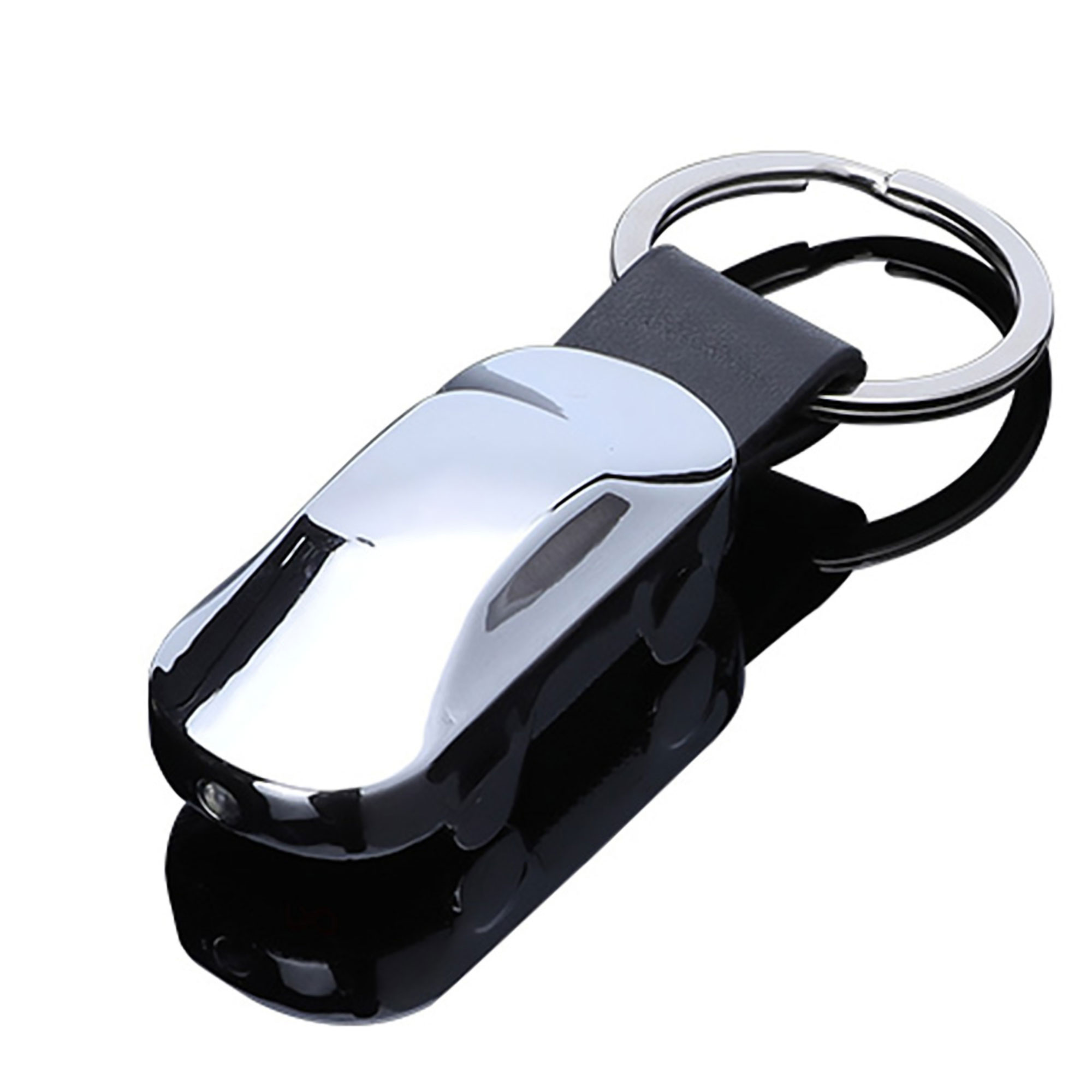 Car Shaped Key Ring w/LED Flashlight 3
