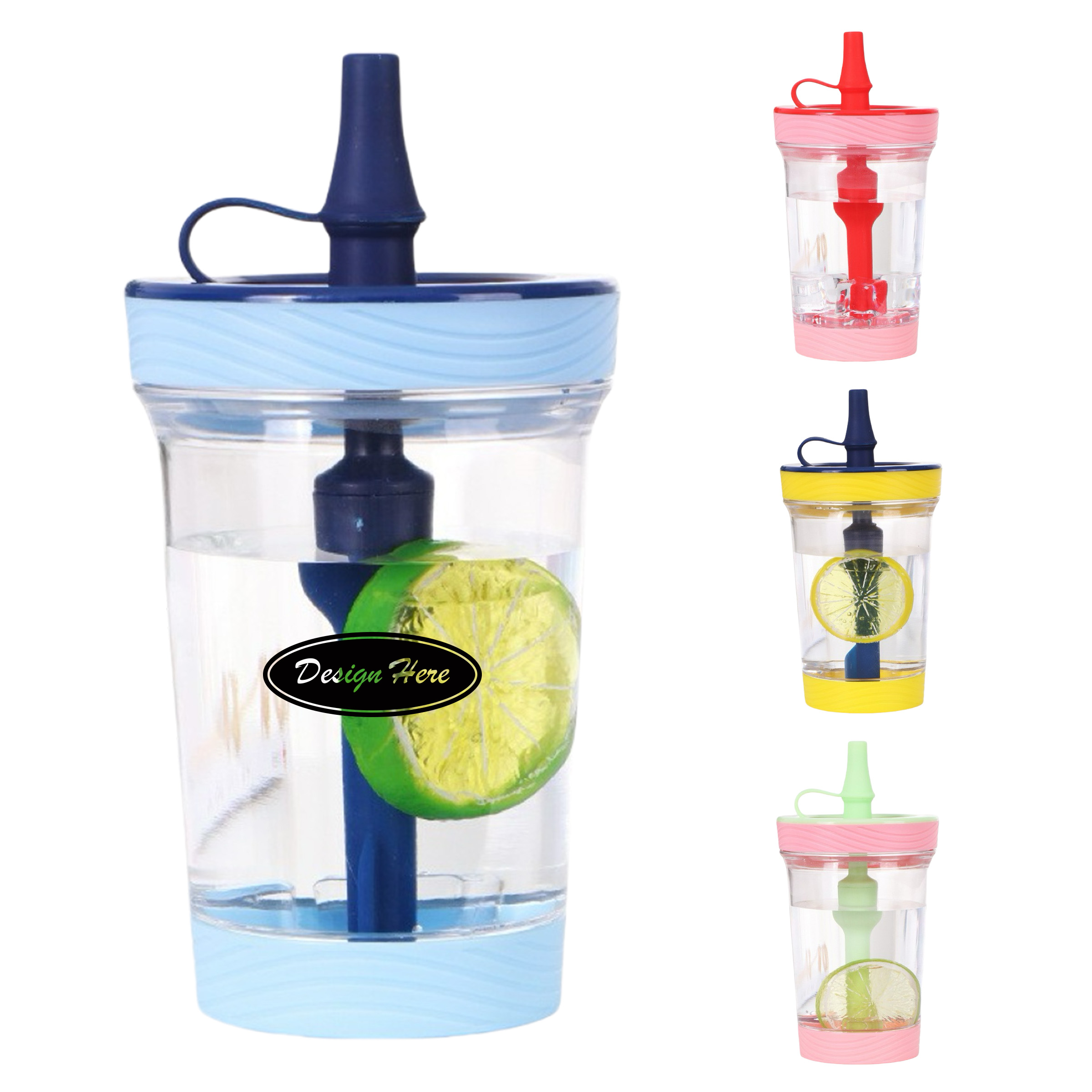 Plastic Cold Drink Cup with Straw 3