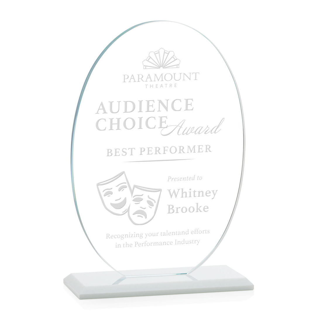 Austin Award (Vert) - White 10