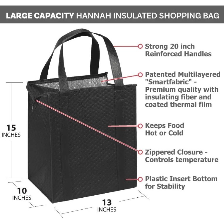 Waterproof Insulated Thermal Cooler Bag With Zipper 4
